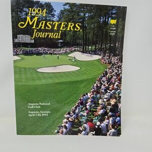 1994 Masters Journal Augusta National Golf Club